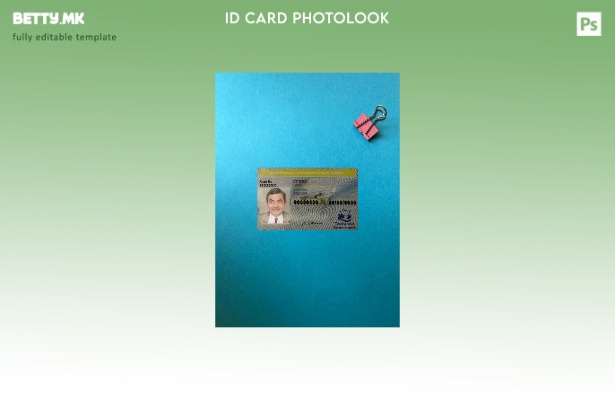 Модерен стил, преден шаблон за фотоликовна картичка за лични информации Австрали